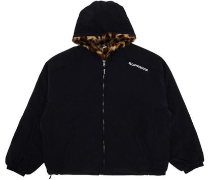 Faux Fur Reversible Hoodie