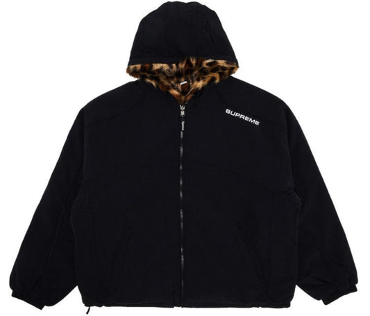 Faux Fur Reversible Hoodie
