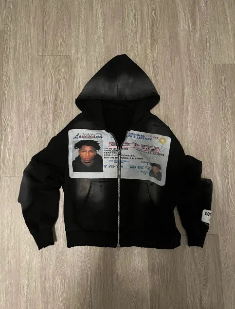 YB Driver License Zip-Up