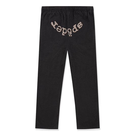 Black Rhinestone Sweatpants